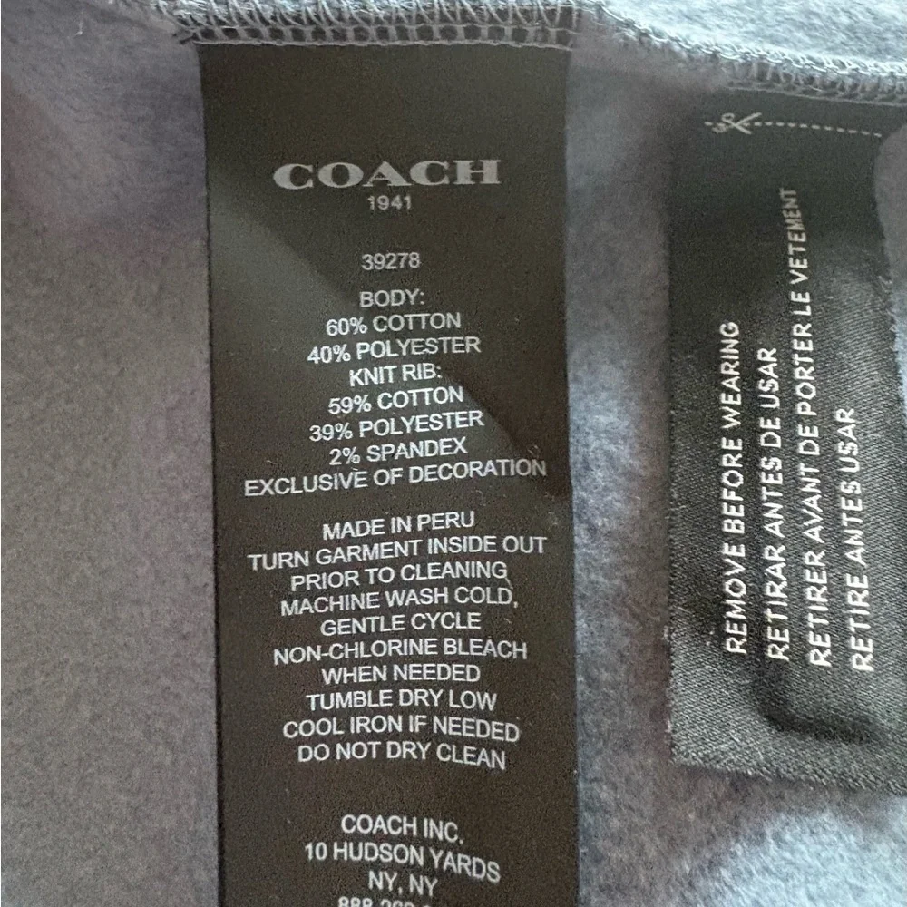 Coach x Selena Gomez bunny sweatshirt S $500- Easter
